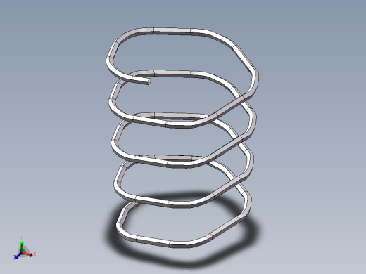 正五边形异形弹簧