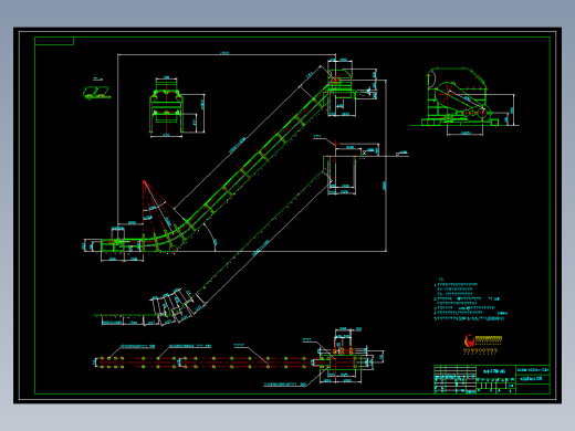 DS400连续斗式输送机全套图87张