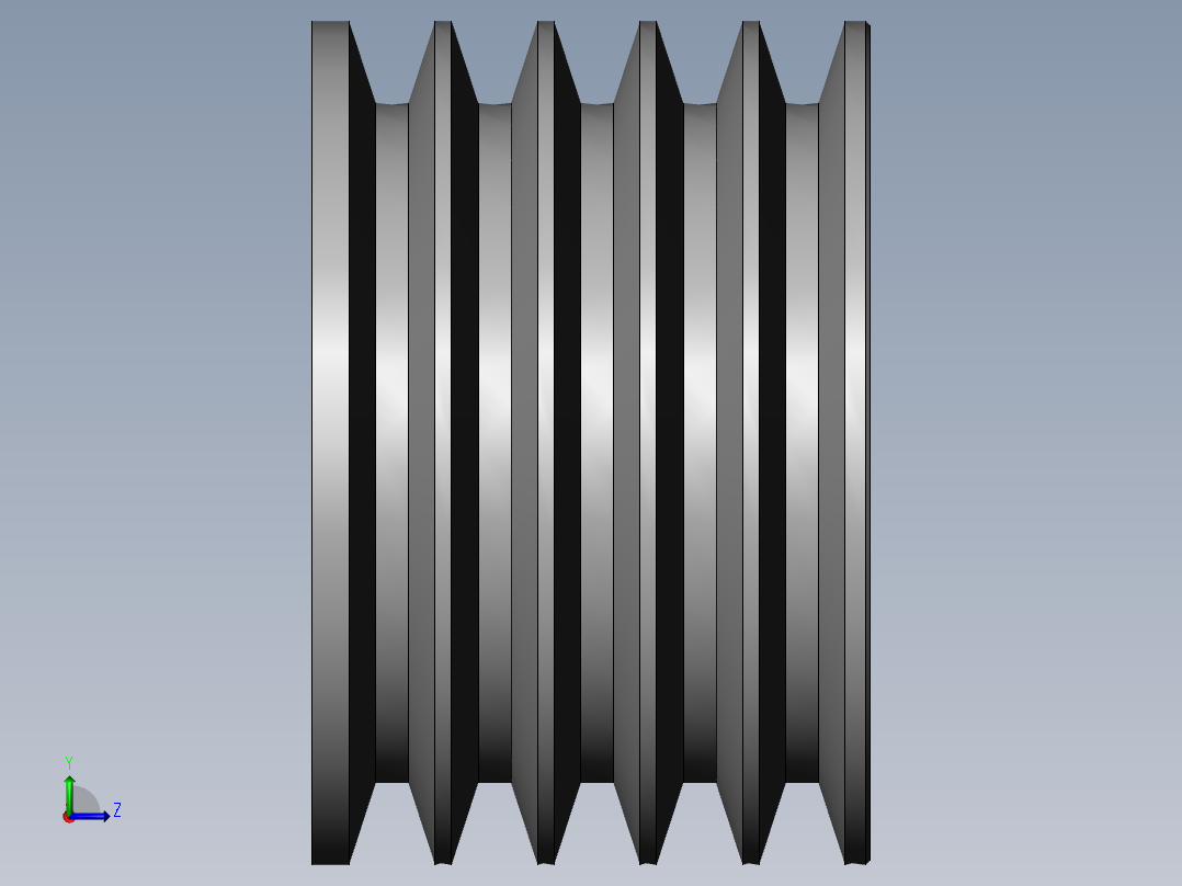 同步带轮设计左视图