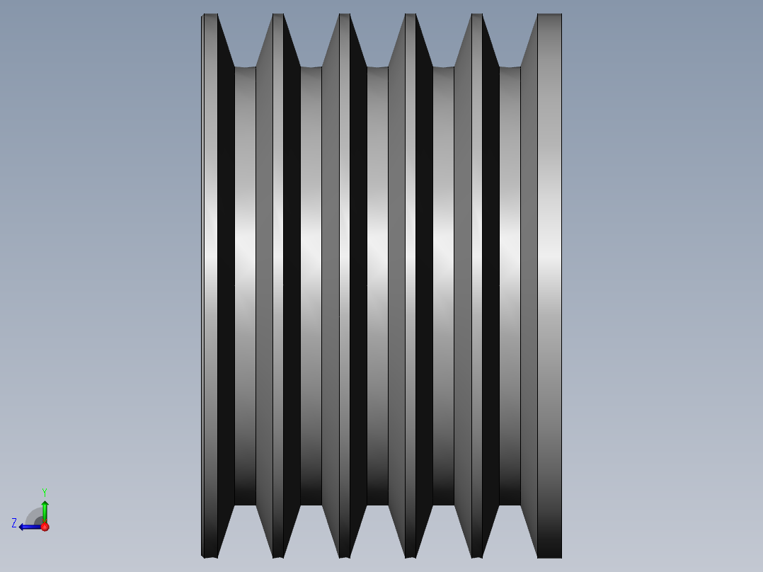 同步带轮设计右视图