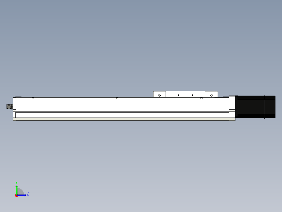 Toyo东佑达直线模组-ECH17-450-BC-750W左视图