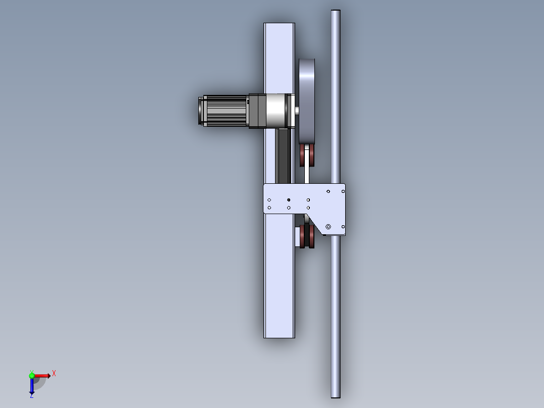 凸轮连杆移栽机械手3d图纸 凸轮机构 横向机械移栽机SW机构3d模型俯视图