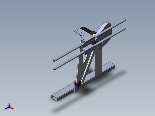 凸轮连杆移栽机械手3d图纸 凸轮机构 横向机械移栽机SW机构3d模型正等轴测缩略图