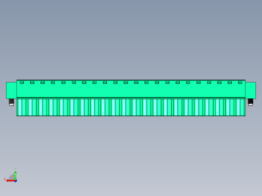 DEGSON 2EDG（M） 系列 5.0mm 螺丝锁紧可插拔接线端子组-2EDGKM-5.0-22P-14-00AH后视缩略图