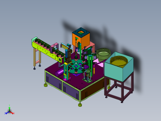 马达铝盖垫片装配设备