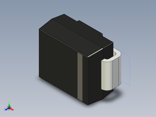 分立半导体元件封装-DO-214AA正等轴测缩略图