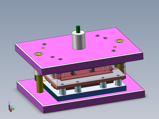 Q225-底板连接板冲压模具设计【三维SolidWorks】