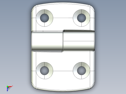 型材-KJN 30-40 DETACHABLE COMBI HINGE LEFT 095K3040L00俯视缩略图