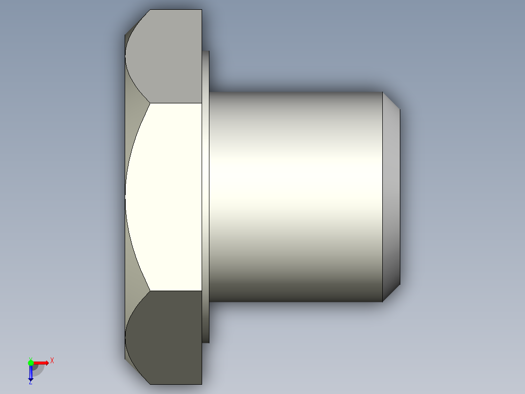 螺栓-Screw-M11-10-10-4.4-17-45-Yes.stp俯视图