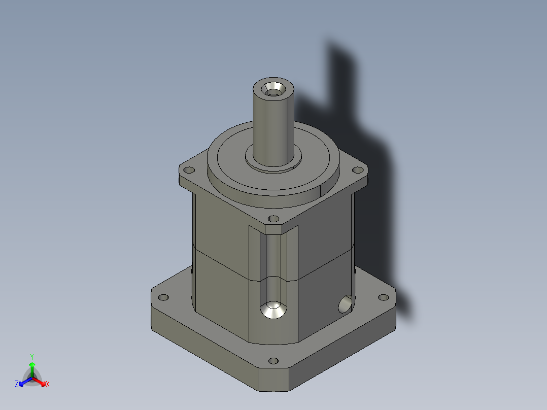 斜齿PGH142-L1 38-180-215-M12-10B LR83 输出光轴.STEP主视图