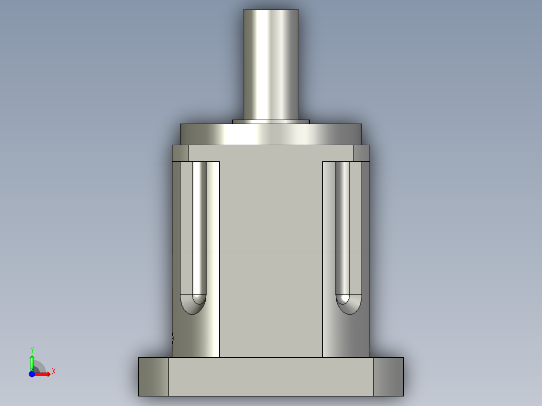 斜齿PGH142-L1 38-180-215-M12-10B LR83 输出光轴.STEP前视图