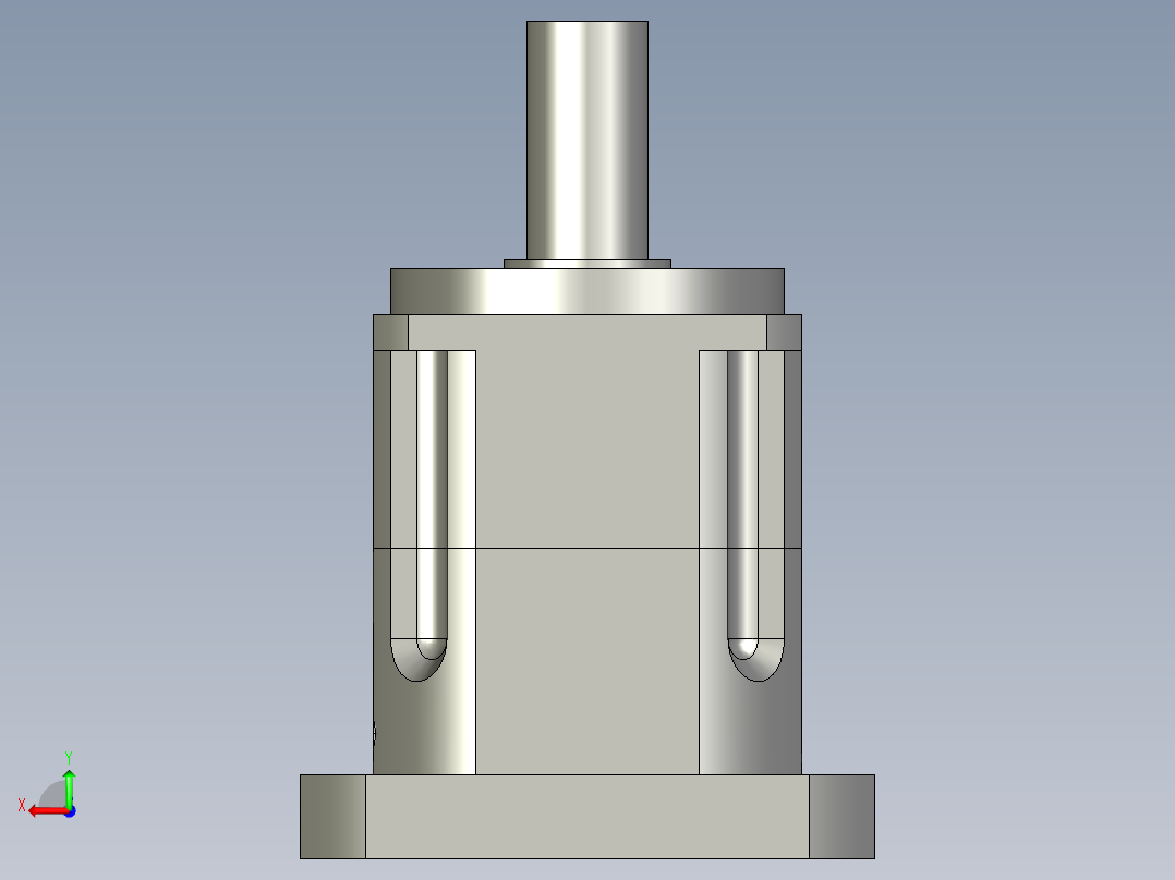 斜齿PGH142-L1 38-180-215-M12-10B LR83 输出光轴.STEP后视图