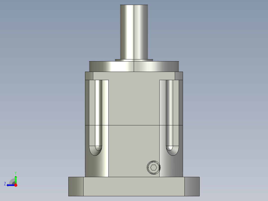 斜齿PGH142-L1 38-180-215-M12-10B LR83 输出光轴.STEP右视图