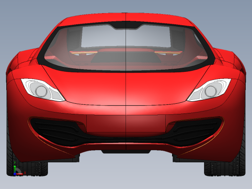 迈凯伦汽车前视缩略图