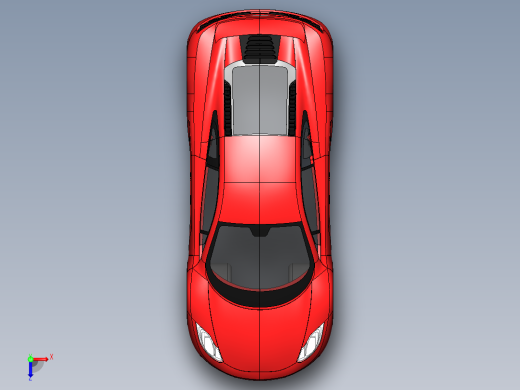 迈凯伦汽车俯视缩略图