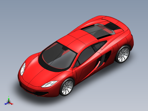 迈凯伦汽车正等轴测缩略图