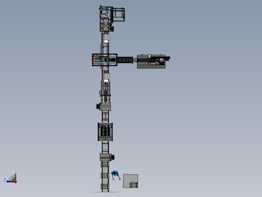 自动装盒开箱装箱折盖封箱井字打包捆扎整线包装方案图纸装盒机