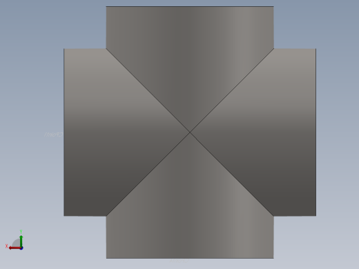 hvac round duct cross后视缩略图