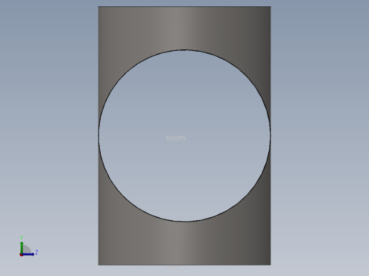 hvac round duct cross左视缩略图