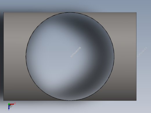 hvac round duct cross俯视缩略图