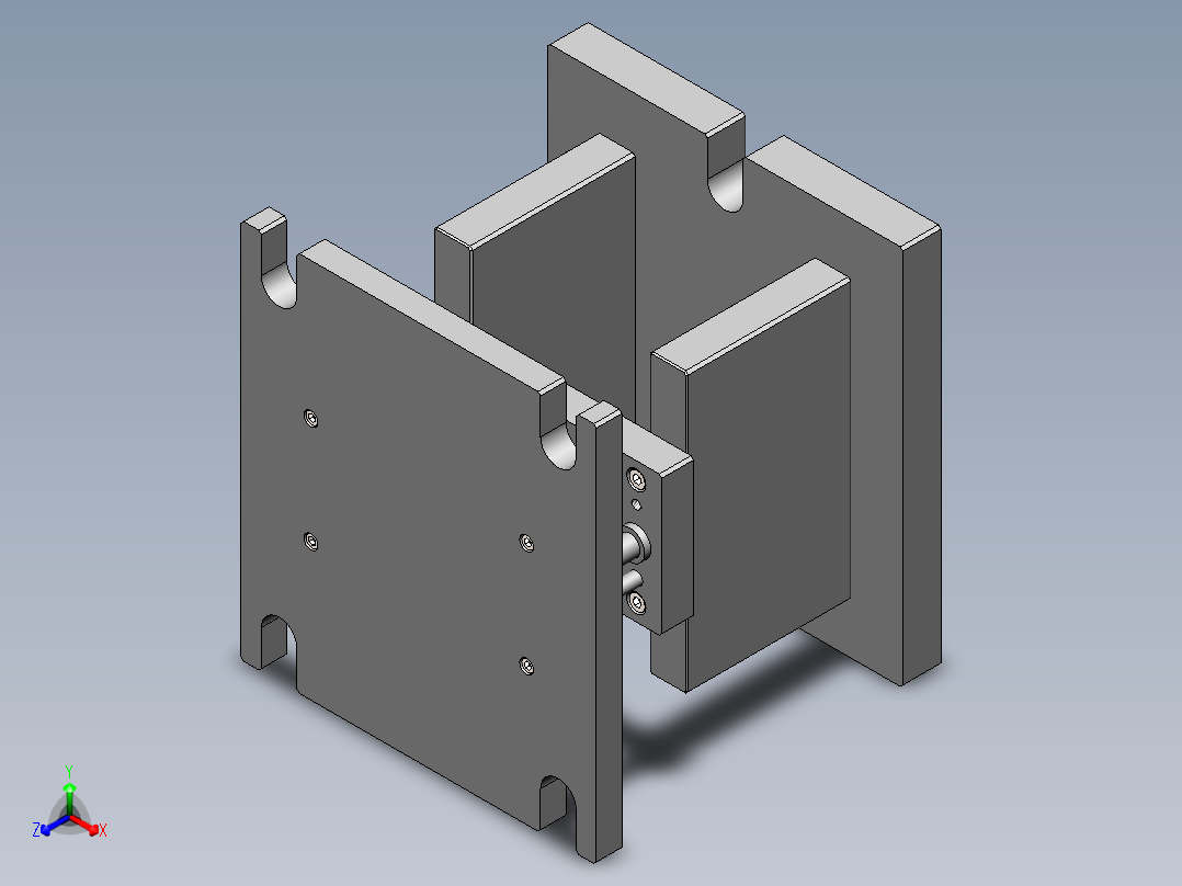 整形治具 (1)正等轴测图
