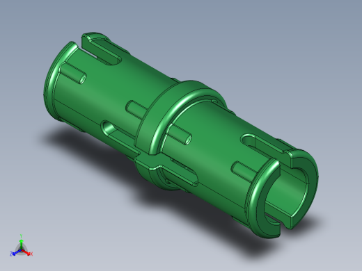 气缸电机-2780 Dark Green Technic Pin with Friction and Slots