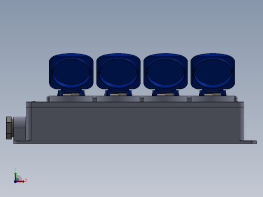 墙边插座前视缩略图