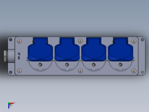 墙边插座俯视缩略图