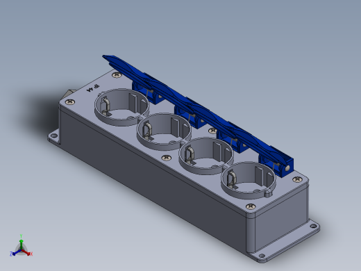墙边插座正等轴测缩略图