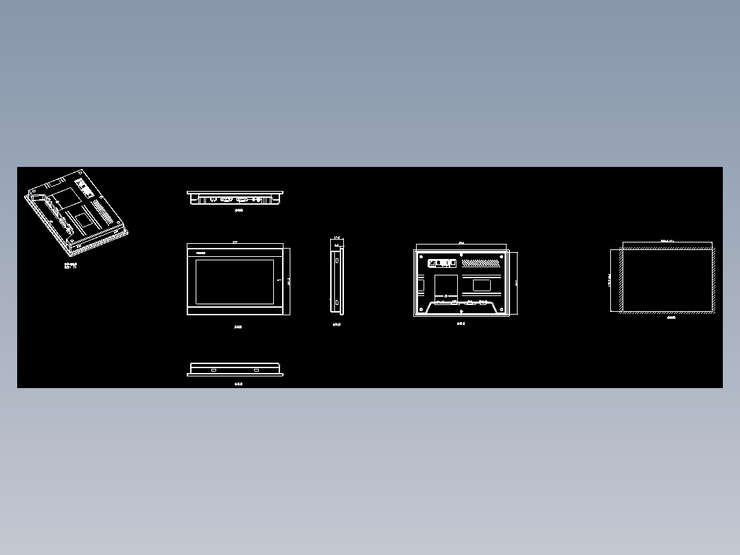 人机界面TS5-1000外观图