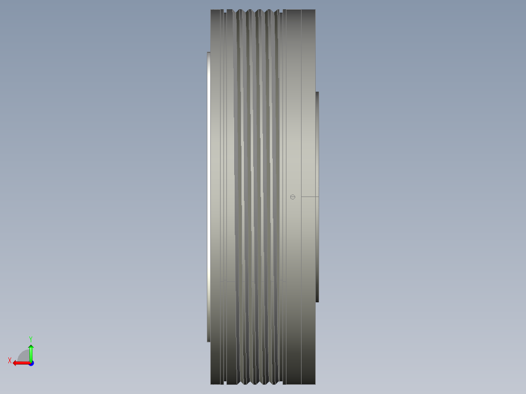 570-2000直驱电机后视图
