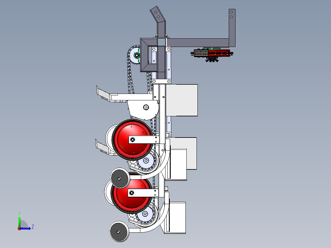 新型原地放垡施肥免耕播种机1315254===300左视图