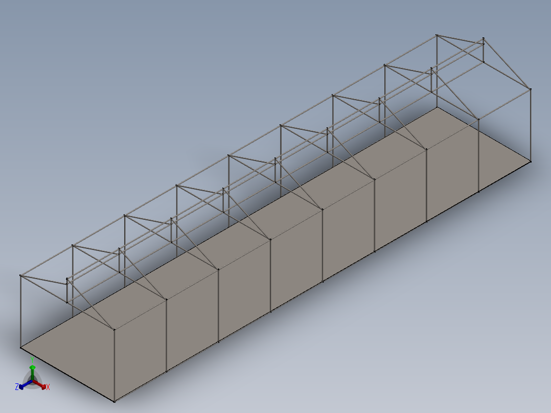 温室正等轴测图