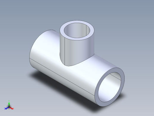 聚氯乙烯配件02-Sch80_ReducingTee_SxSxS_801-131_1in x 0.75in