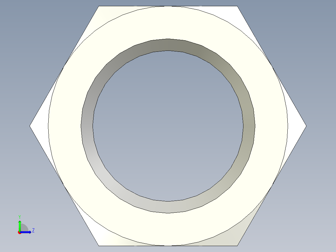 螺母-Nut_M16-80-22-15-15.stp左视图