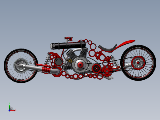 梦之翼摩托前视缩略图