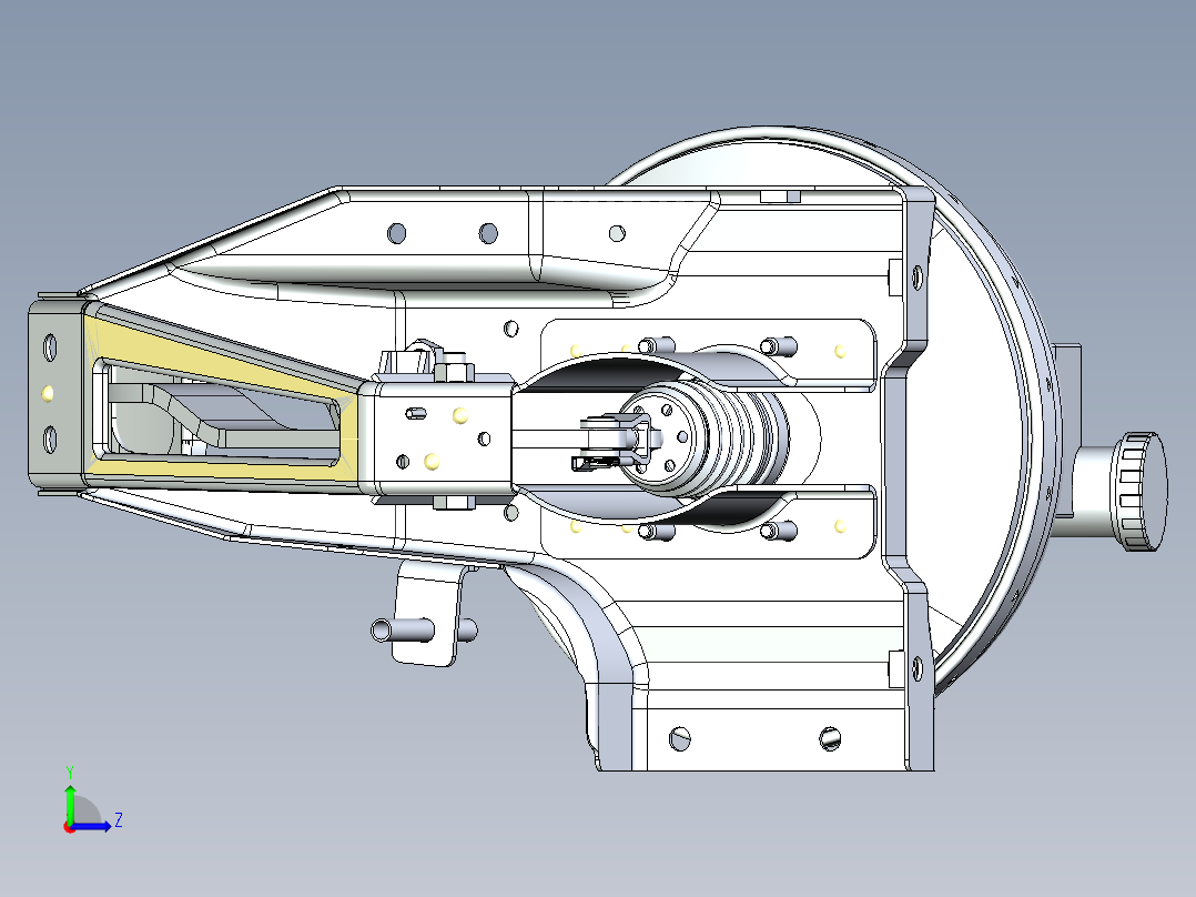 汽车制动左视图