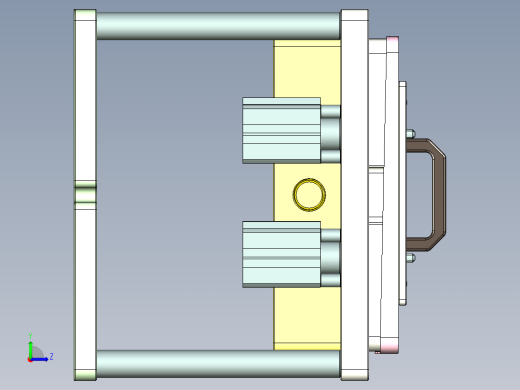 AAPB0-TRIM-笔记本CNC工装夹具三维模型CNC3左视缩略图