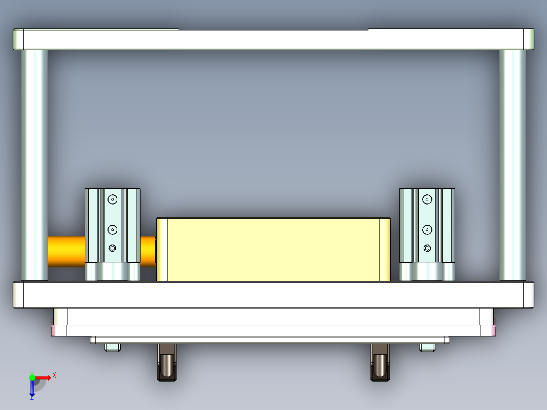 AAPB0-TRIM-笔记本CNC工装夹具三维模型CNC3俯视图