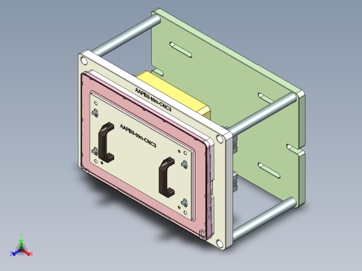 AAPB0-TRIM-笔记本CNC工装夹具三维模型CNC3正等轴测缩略图