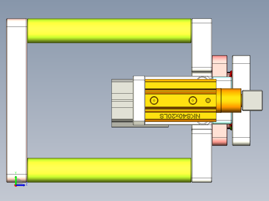 VT306-笔记本CNC工装夹具三维模型CNC4-20150323左视图