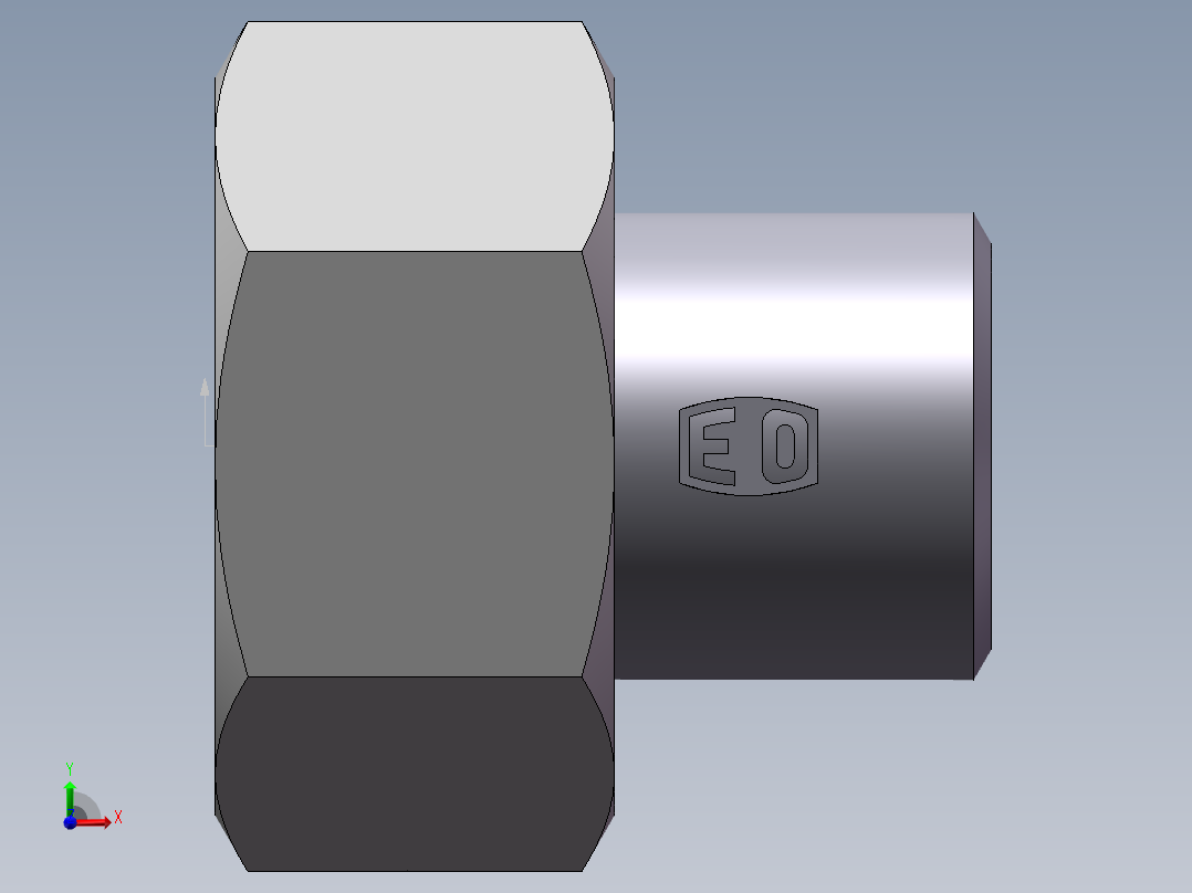90度焊接接头、SKA38X5-前视图