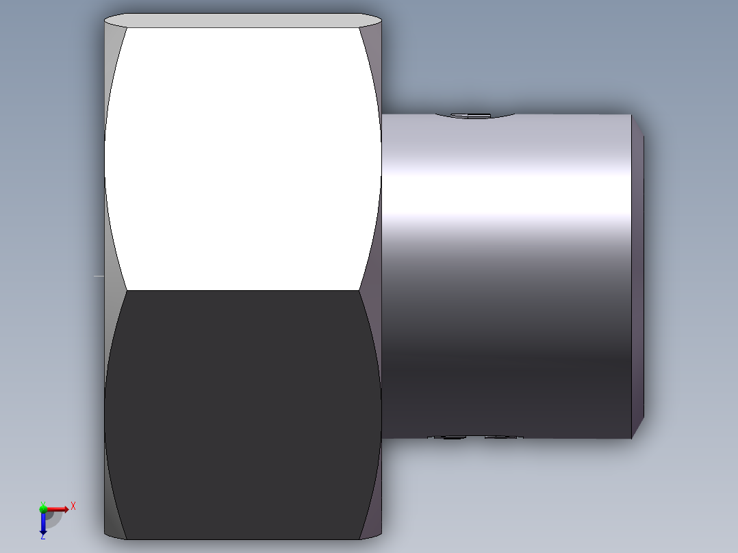 90度焊接接头、SKA38X5-俯视图