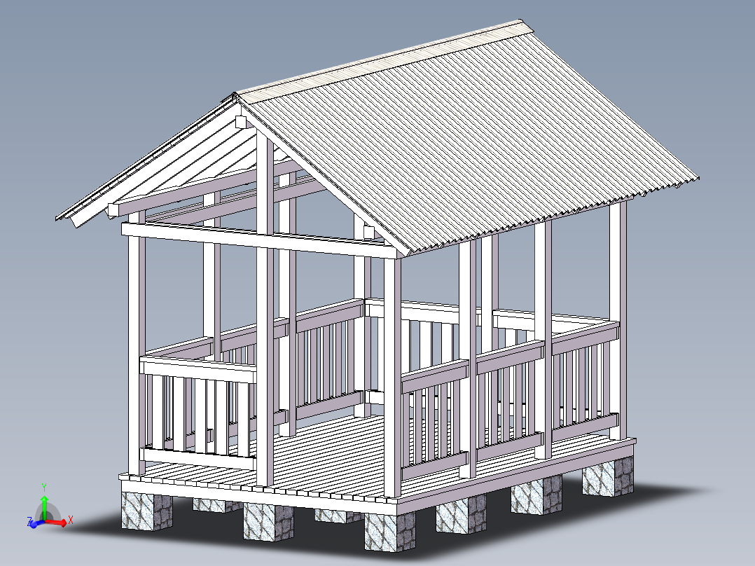 房子、建筑(103)主视图