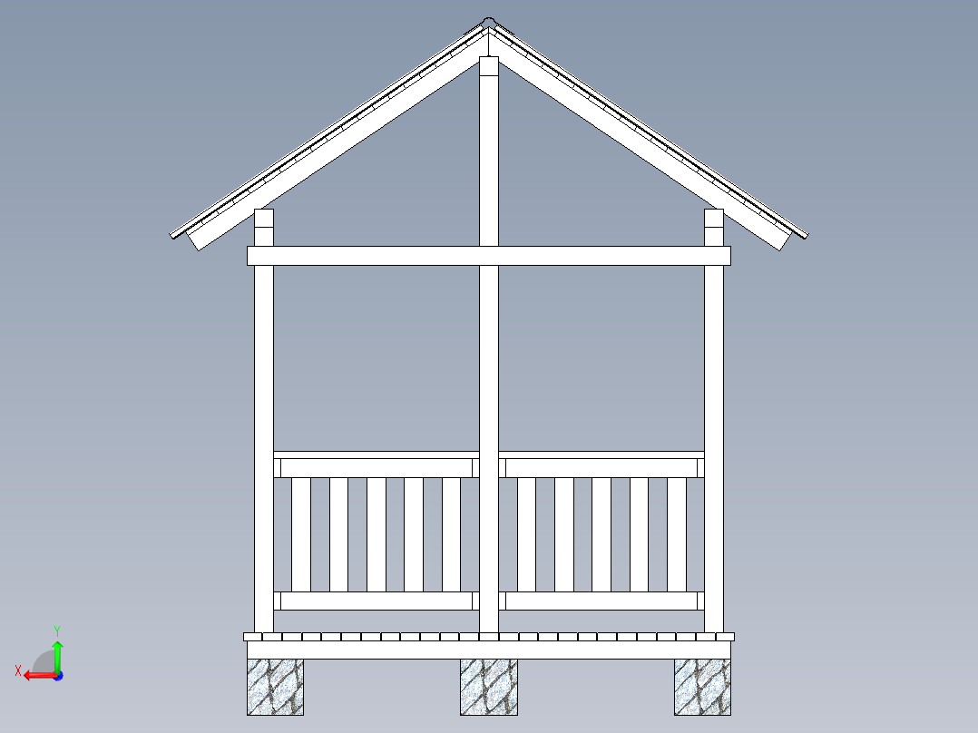 房子、建筑(103)后视图