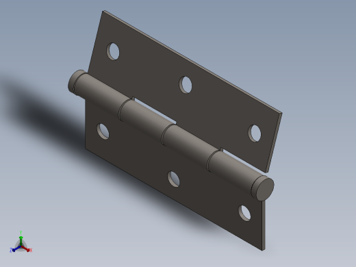 合页、铰链(37)正等轴测缩略图