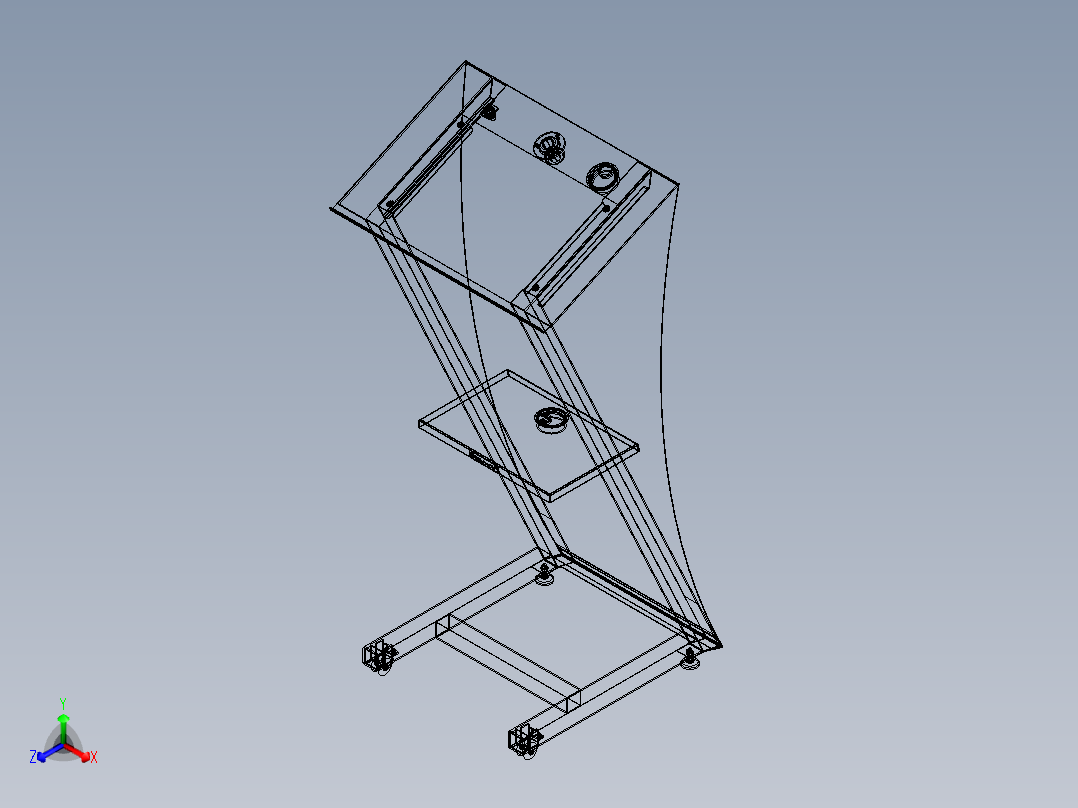 控制台 操作台lectern-zensaytion-18314-模型格式为 stp igs