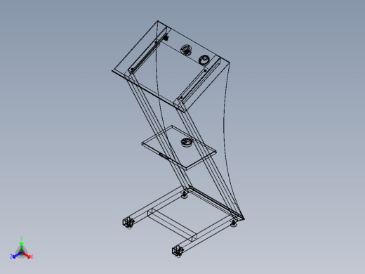 控制台 操作台lectern-zensaytion-18314-模型格式为 stp igs