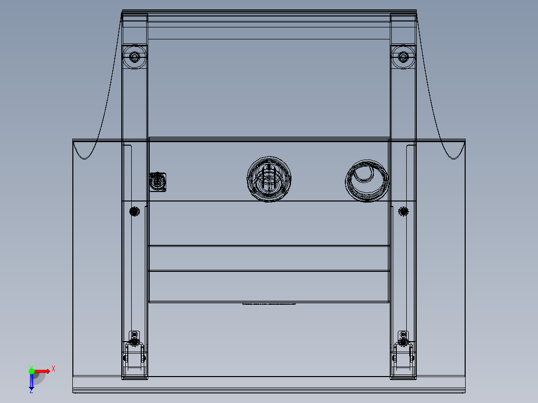 控制台 操作台lectern-zensaytion-18314-模型格式为 stp igs俯视图