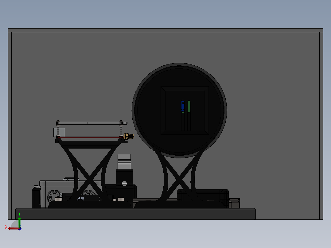 LED 光源质量的测量系统measuring-system-模型格式为 sw后视图